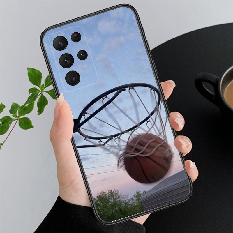 

Basketball Sport Funda Phone Case For Samsung Galaxy S25 S24 S23 S22 S21 Ultra S24 S23 S22 S21 S25 Plus S24 S20 FE S25Ultra