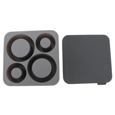 4Pcs Hollow Cylinder Ice Cube Tray Easy Release Large Capacity Silicone Ice Cube Trays with Lids