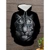Animal Wolf graphic Men's Fashion 3D Print Outdoor Hoodie Streetwear Hoodies Hooded Front Pocket Designer Hoodie Sweatshirt