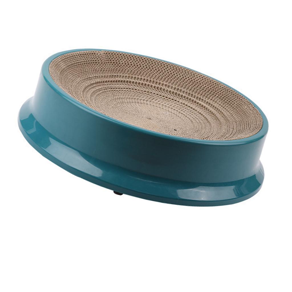 Cat Scratcher Bed with Replaceable Scratching Board Large Round Shape Scratch Resistant   Multifunction Cat Scratcher