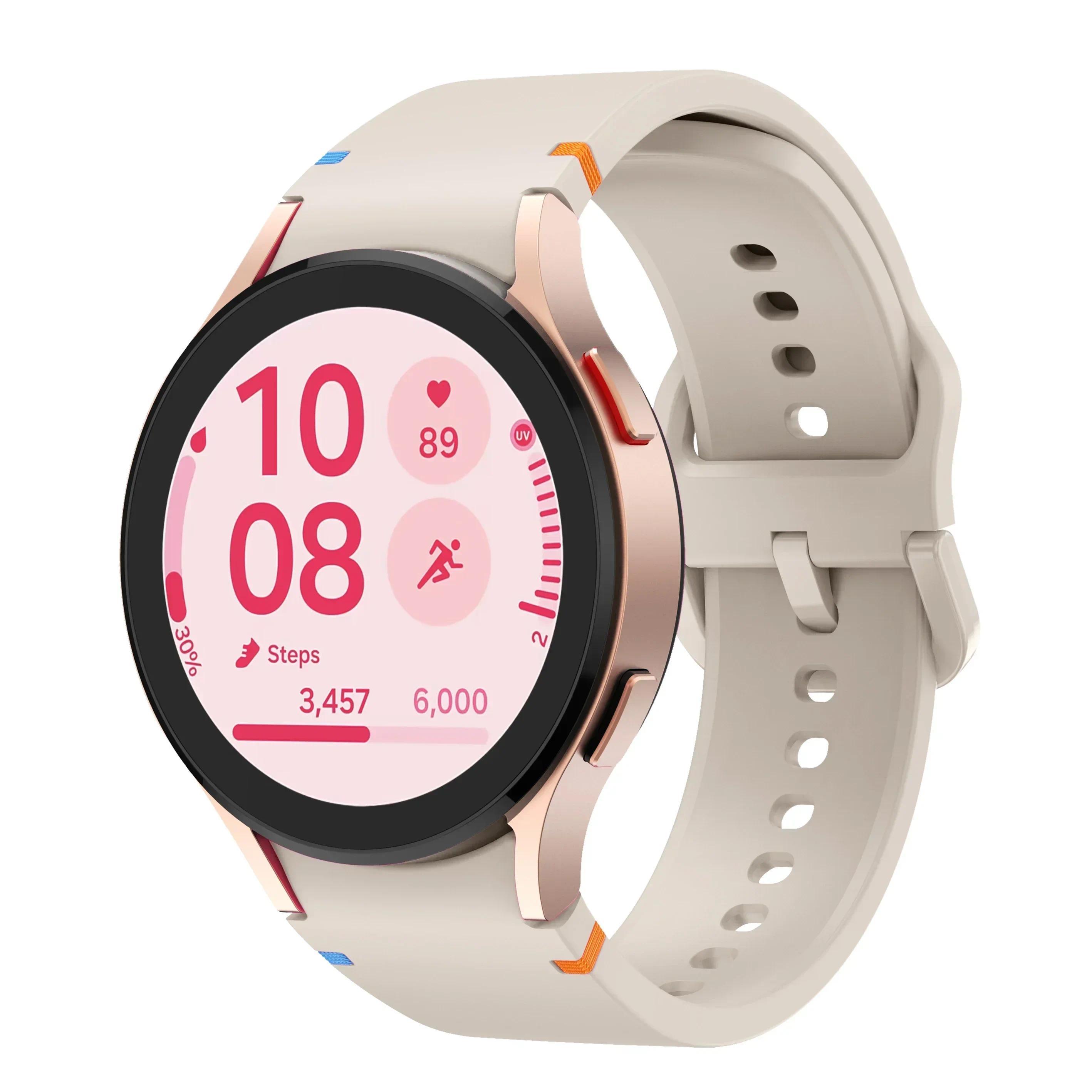 

No Gaps 20mm Silicone Band for Samsung Galaxy Watch 7 6 4 Classic 42mm 46mm 43mm Strap for Galaxy Watch 4 5 Pro 6 Watchband Watch 7 зірка