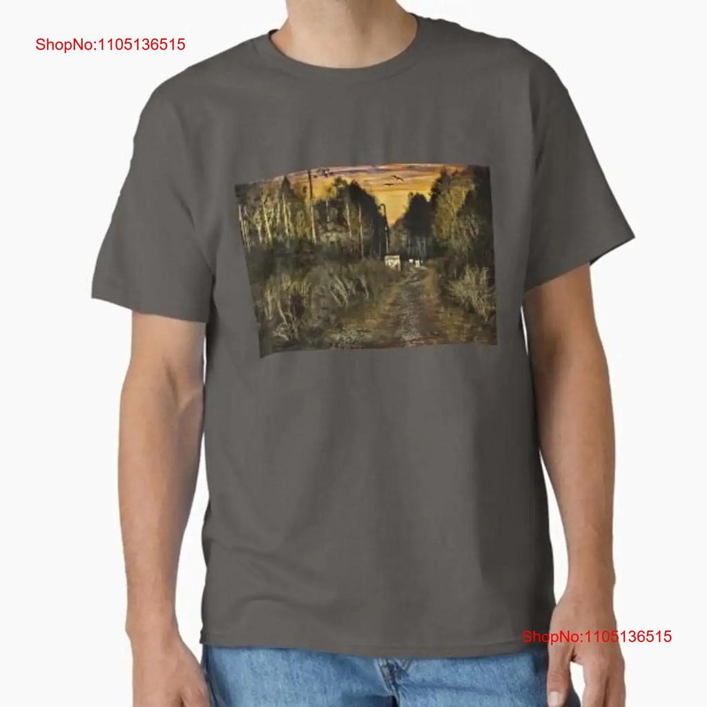 A Walk Along the River at Sunset Classic T Sh Shirt Made in US AUS Size S 2XL vintage Washed Soft Unisex Versatile streetwear