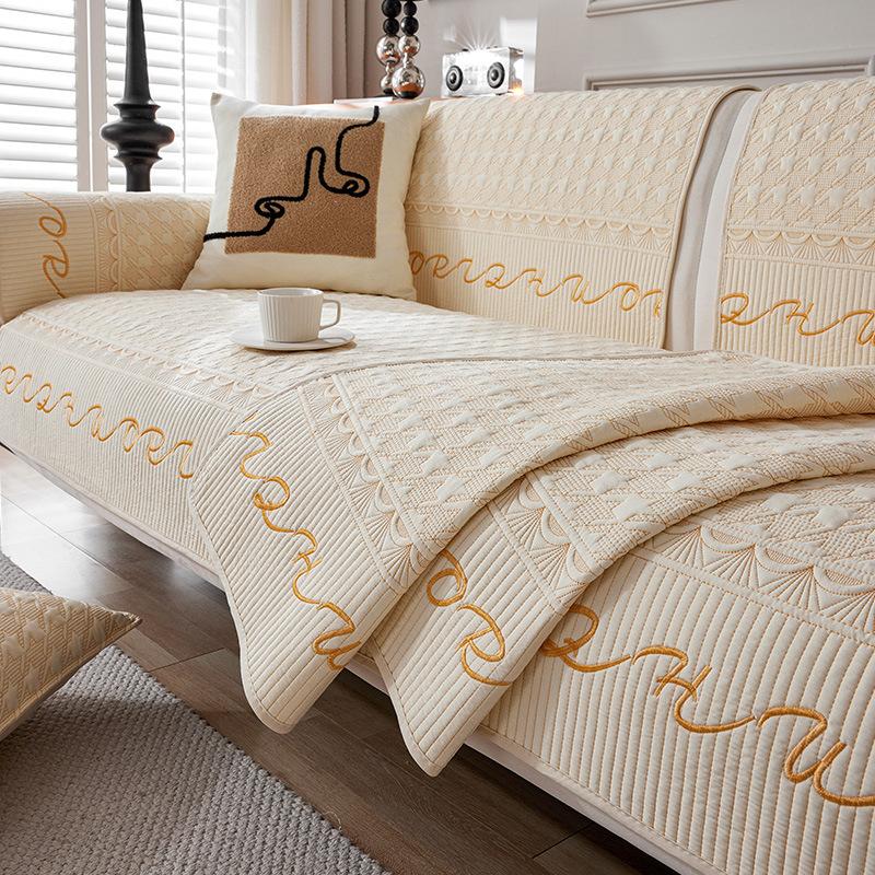 Thicken Washable Cotton Sofa Cover Non-slip Sofa Cushion for Living Room Universal Couch Cushion L Shaped Couch Mat Modern Home