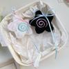 Ins Style Ribbon Bow Star Fish Board Plush Pendant Keychain Kawaii Backpack Hanging Ornament Decoration Accessories Gifts