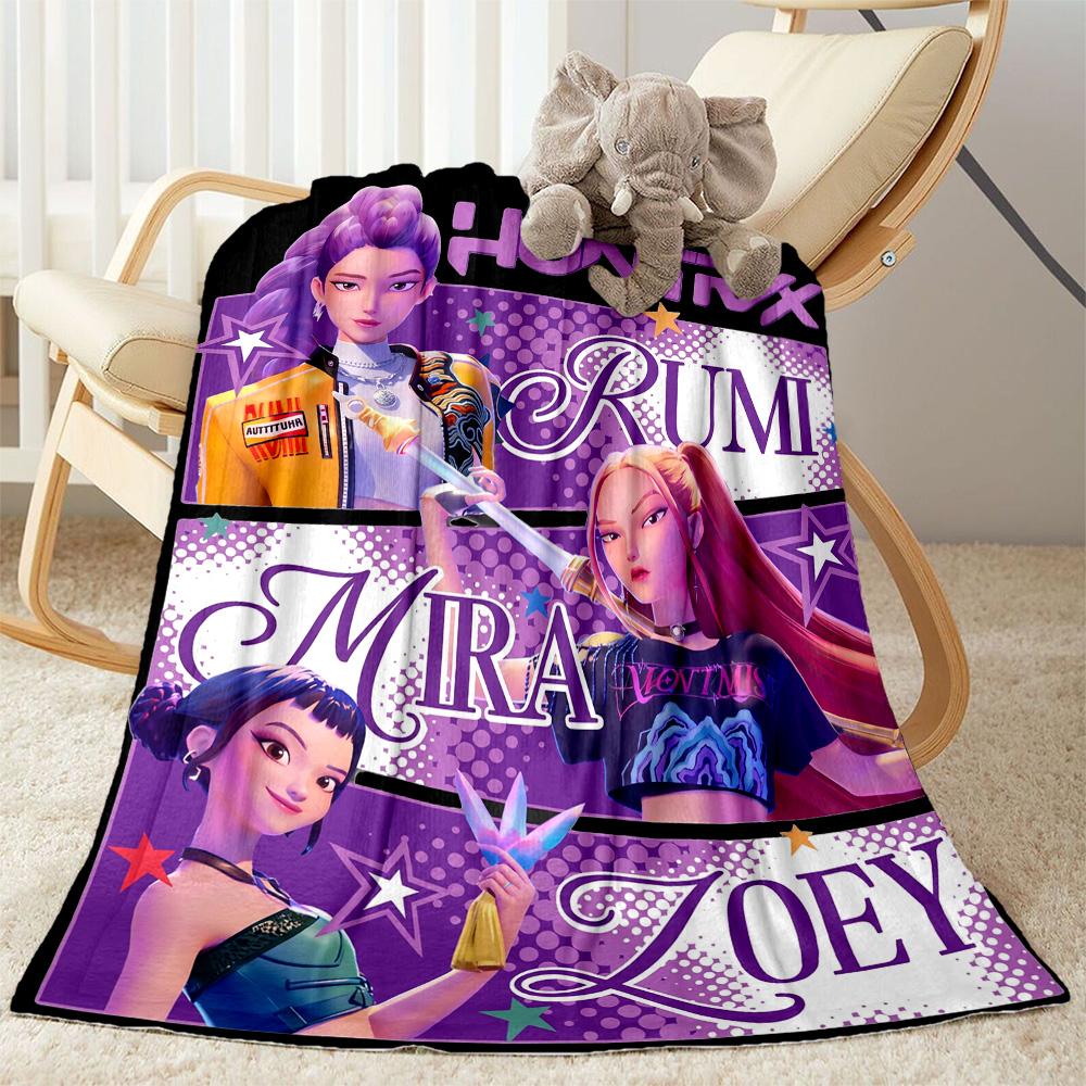 Colorful Fashion Trio Blanket Soft & Cozy Perfect for Office Bed Chair Four Seasons Universal Modern Perfect Gift for Relatives and Friends