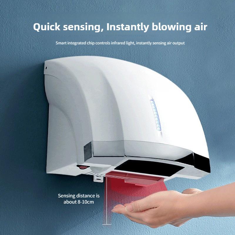 Commercial Bathroom Wall Mounted Hand Drying Device Toilet Intelligent Hand Dryer Small Infrared Sensing Hand Dryer