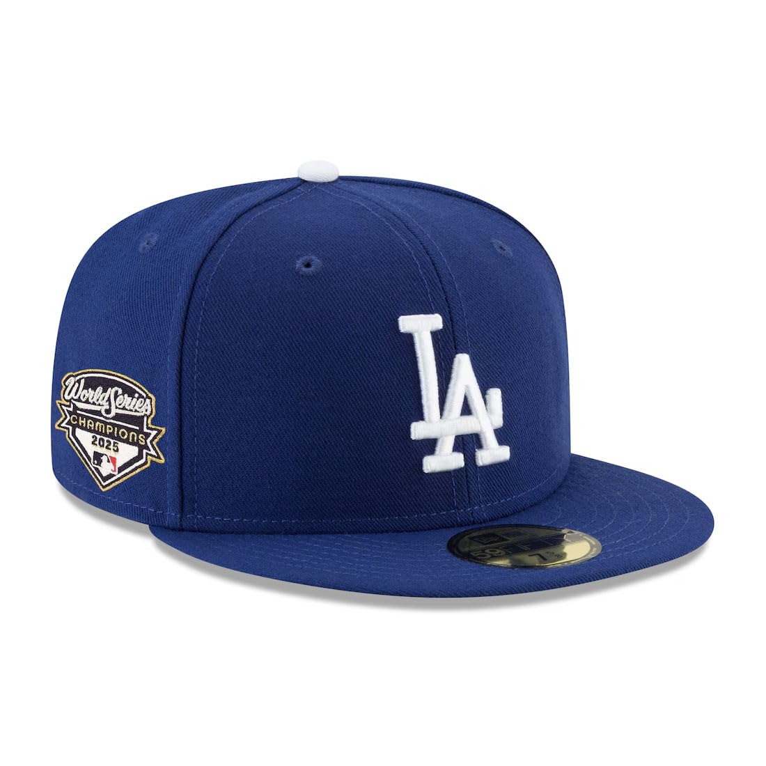 Size 2025 World Series Champions Cap 59FIFTY Los Angeles Dodgers MLB WORLD SERIES CHAMPIONS FITTED CAP LOS ANGELES DODGERS Hat 5950 Blue Shohei Ohtani синий
