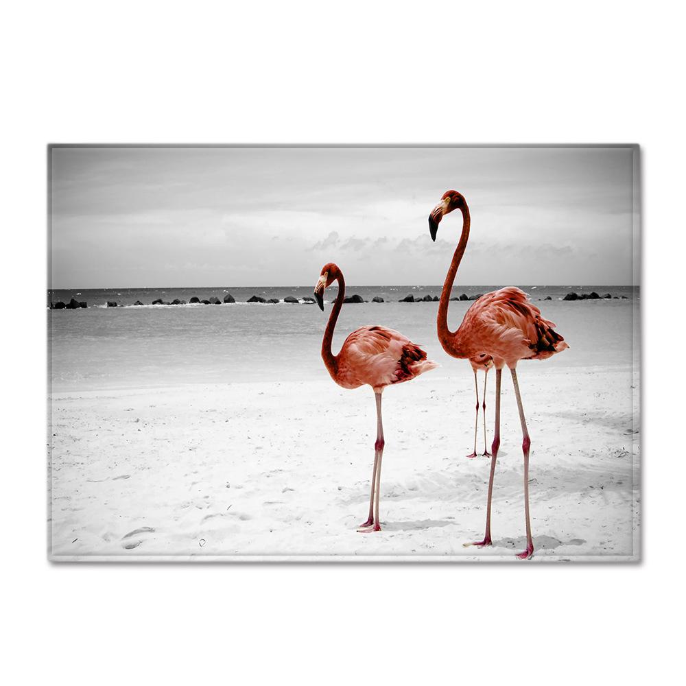Flamingo Large Carpet Feather Wind Bedroom Floor Mat