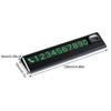 NEW Universal Temporary Parking Card Stop Sign Telephone Number Plate Digital Luminous Phone Number Plate Car Temporary Sign
