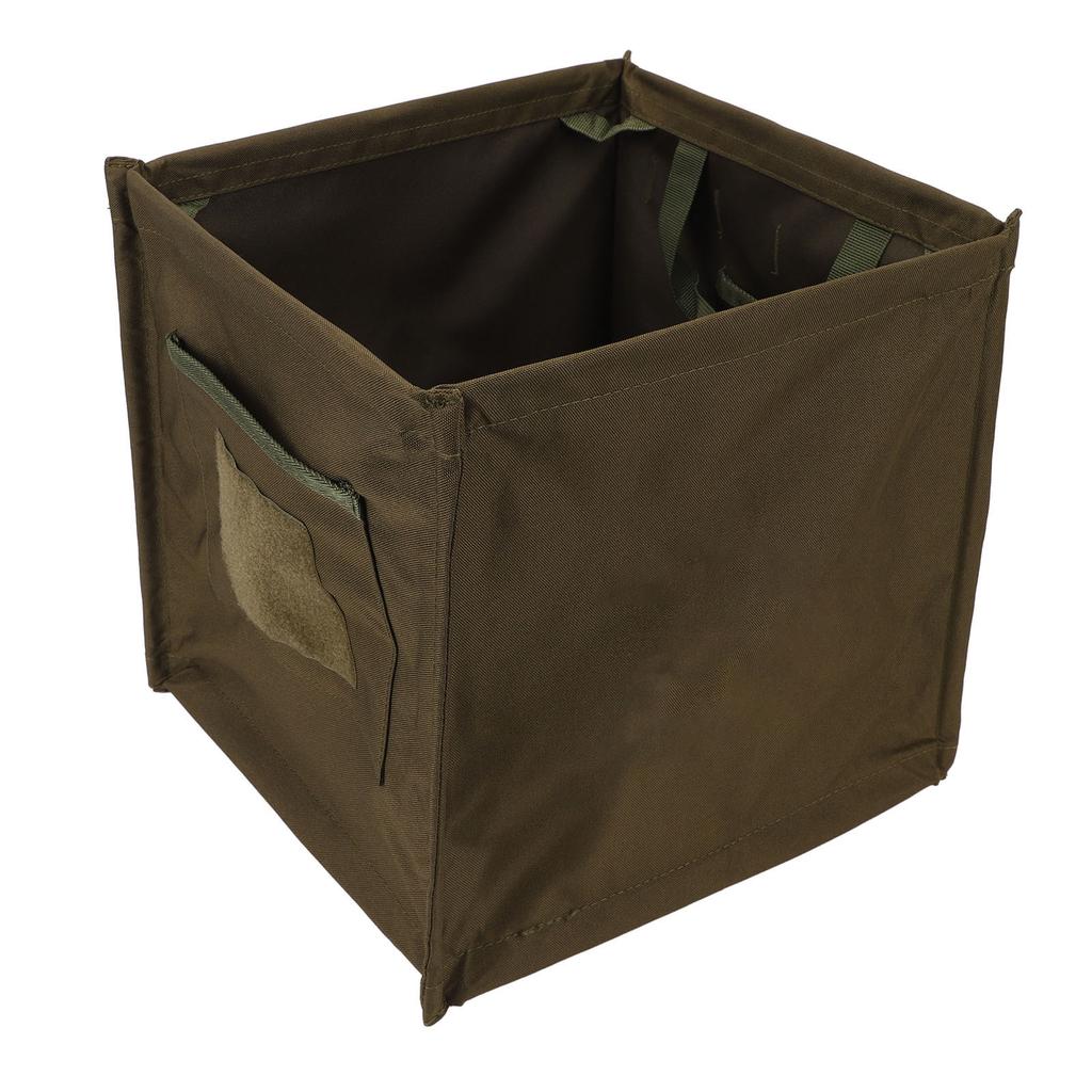 Outdoor Collapsible Trash Can Large Capacity 33L Oxford Cloth Collapsible Throw Line Storage Basket for Travel Picnic Camping Barbecue
