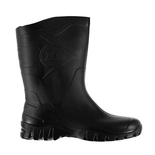 DUNLOP Mens Logo Mid Calf Wellington Boots