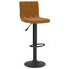 VidaXL Tabourets de bar 2 pcs, Marron Velours