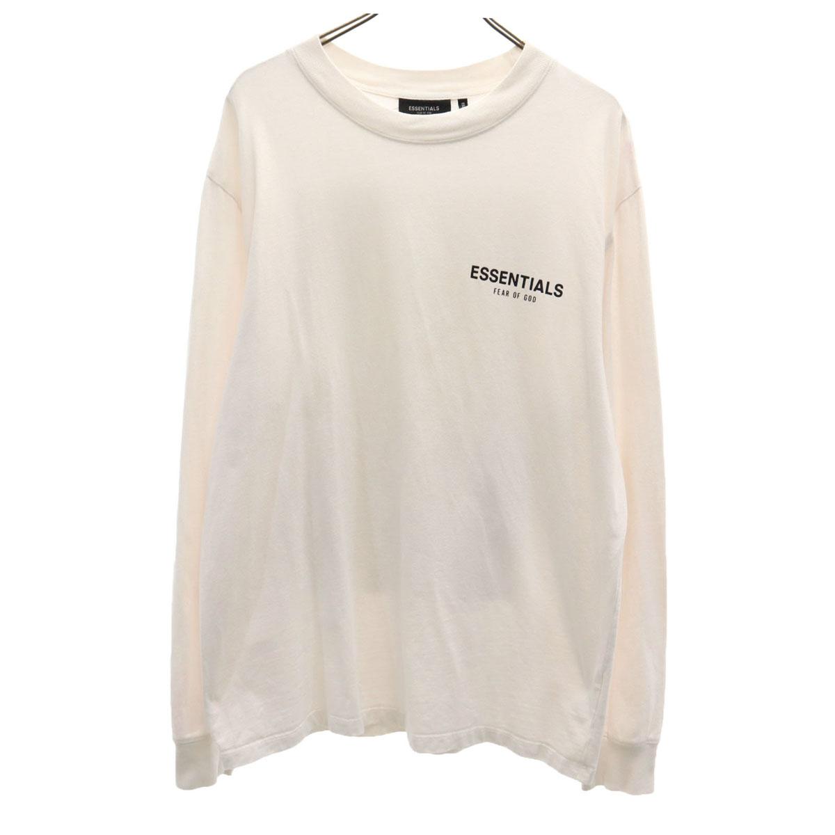 

ESSENTIALS Long sleeve T-shirt L White Ron T Men s Used