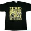 7 SECONDS Men Cotton Tshirt Luxury Brand Fashion Big Size Top Casual Short Sleeve Retro Streetwear Classic Rock Band Tee S-4XL