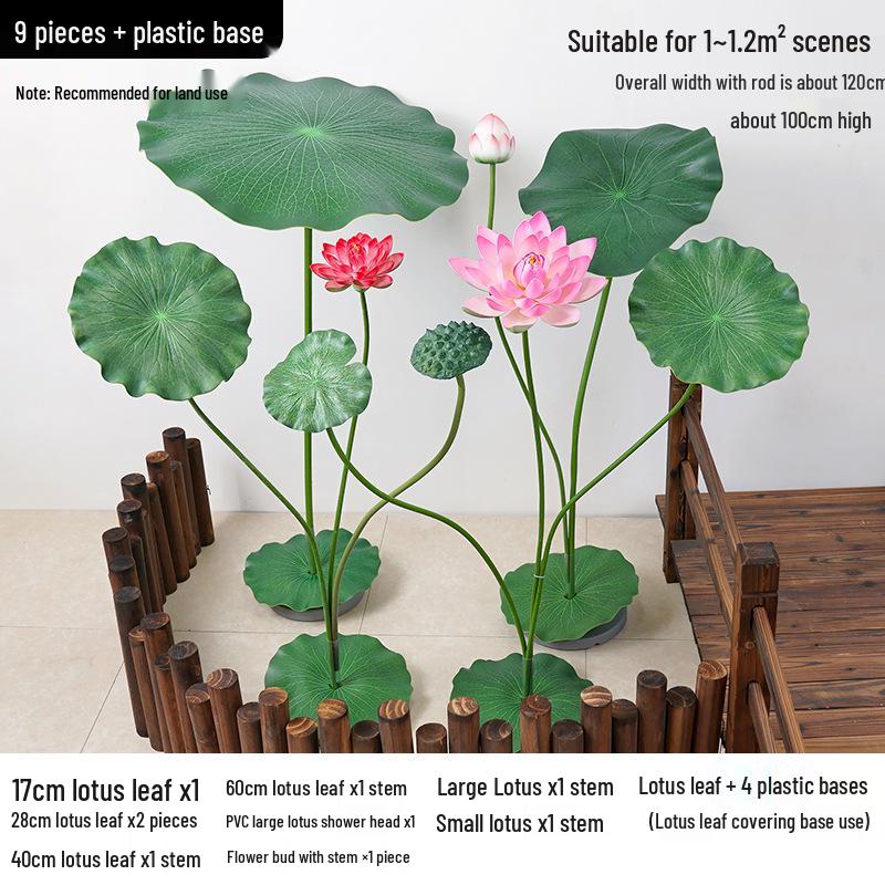 EVA Lotus und Lotusblatt Tanz Requisiten für Teich Bühnenbild Dekoration