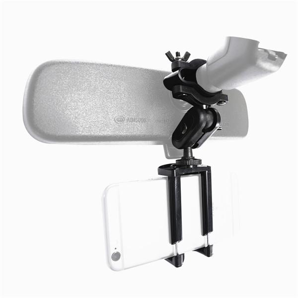 Buy Universal Auto Car Rearview Mirror Extension Bracket Mobile Phone