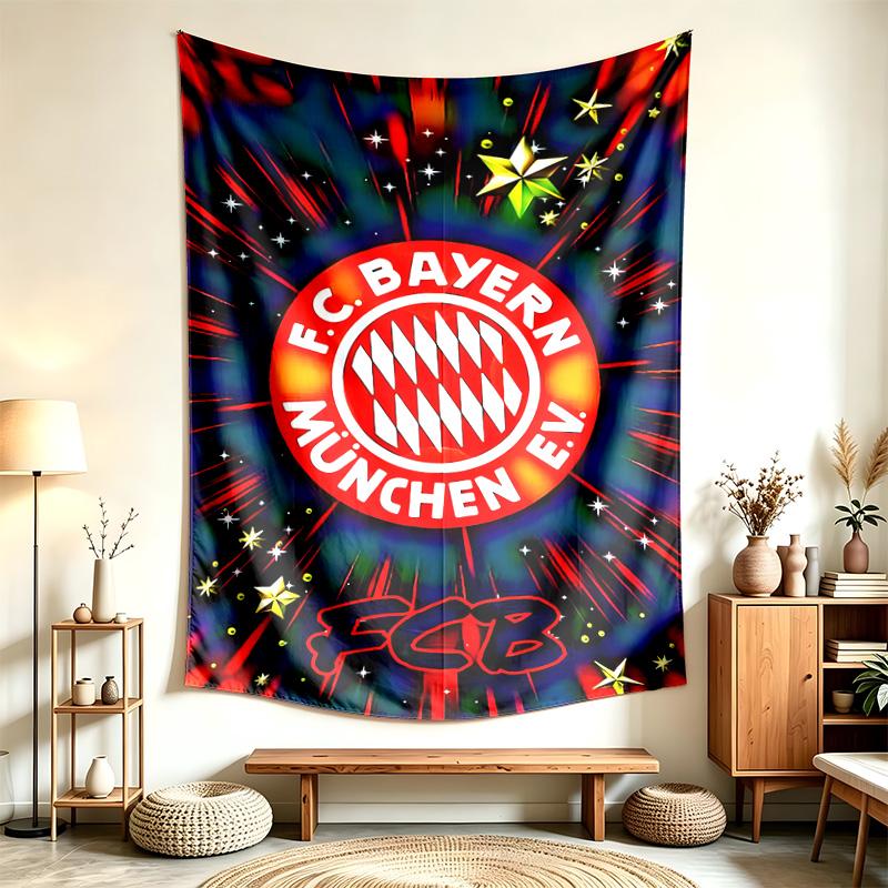 FC Bayern Munich (5) Tapestry Suitable For Decorating Homes Dorms And Bedrooms Soft To The Touch And A Perfect Gift For Friends And Family