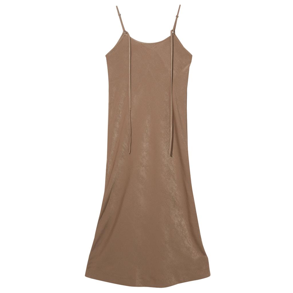 Aimeolkeu Slip Dress (Camel)