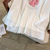 Plus Size Women's Knit Shirt, Round Neck, Loose Fit, Bust 150/160, Mid-Length