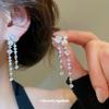 Zircon Geometric Tassel Pearl Luxury Fashion Exquisite Earrings for Women