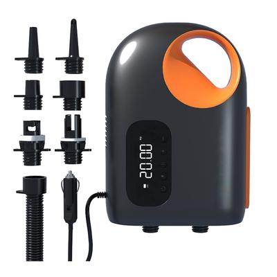 Bomba portátil para tabla de remo, compresor de aire eléctrico de alta presión de 20 PSI, batería externa de 18 000 mAh