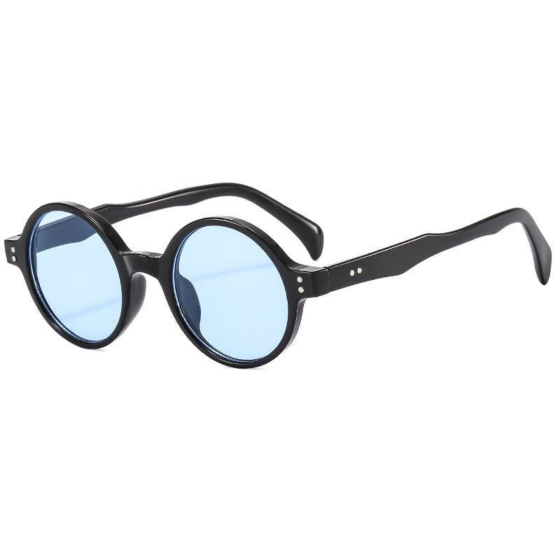 

Круглые винтажные солнцезащитные очки женские дизайнерские брендовые для улицы, женские модные зеркальные цвета океана other