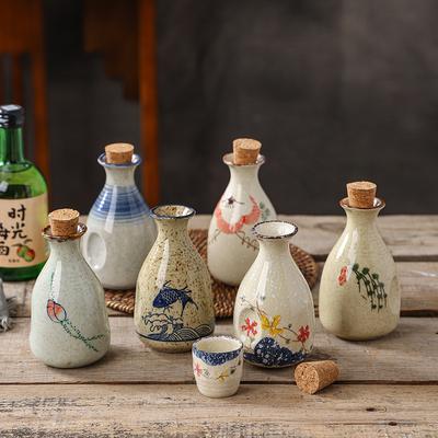 Japonský styl láhev na saké Kreativní Domácnost Ručně vyráběná láhev na alkohol Nápojová láhev Baňka Bar Kuchyňské doplňky 300 ml 2025 Nové