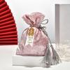 Samt Stoff Kordelzug Quaste Tasche Samt Süßigkeitenbox Geschenktaschen Süßigkeiten Aufbewahrungstaschen Hochzeit Geburtstagsfeier Schmuck Organizer
