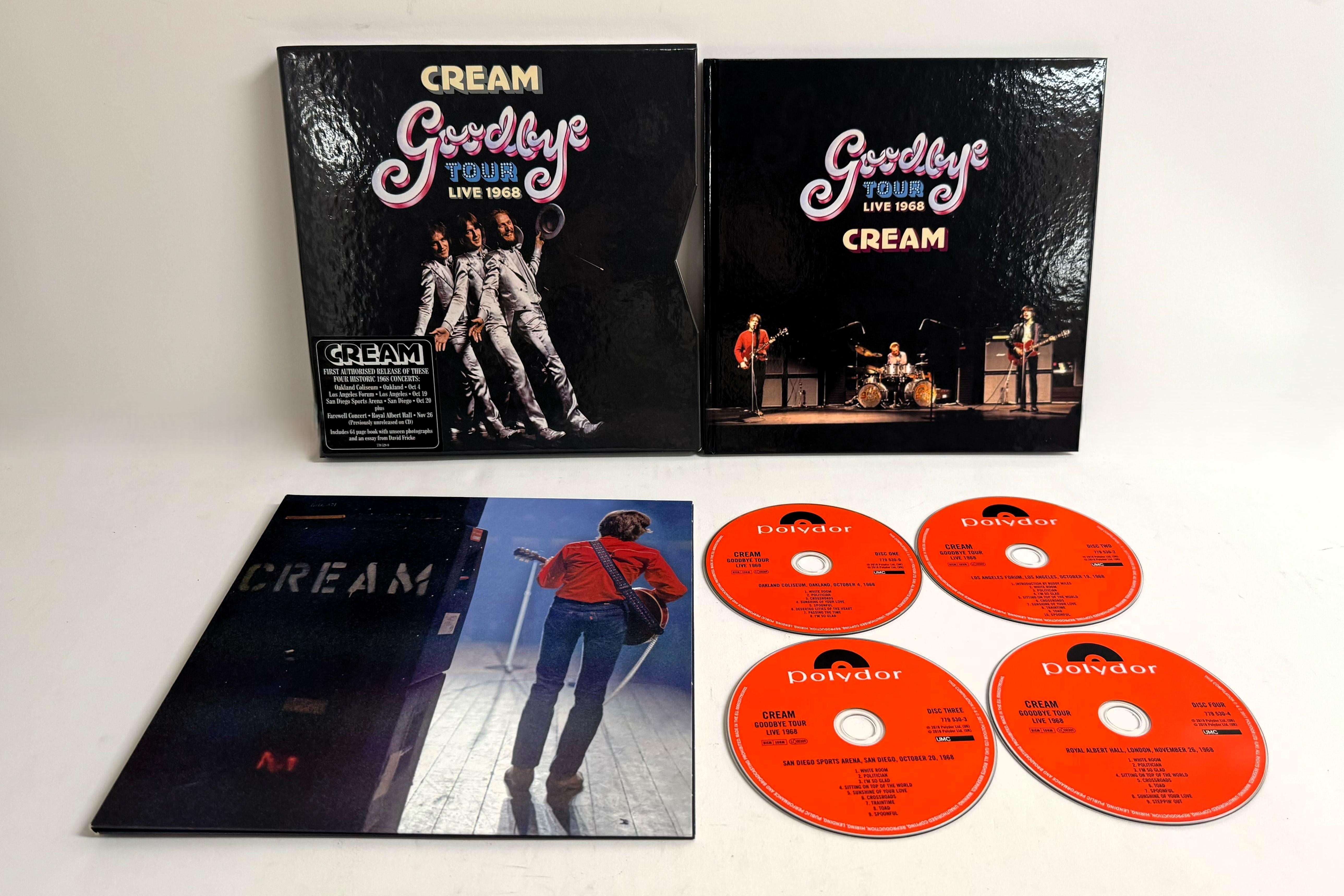 

CD CREAM Goodbye Tour Live 1968 7795299 POLYDOR 2020 Europe Rock Used