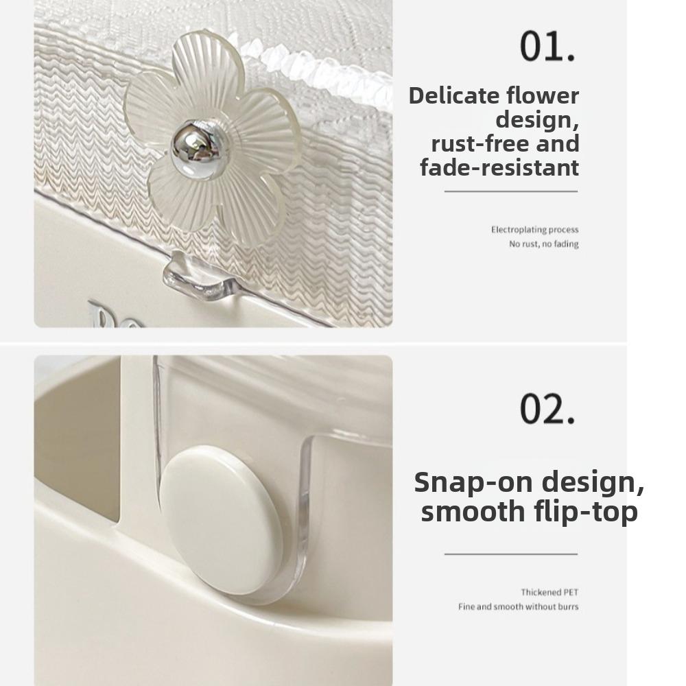 Transparent Paper Towel Holder Creative Design Reusable Napkin Dispenser Plastic Material Large Capacity Napkin Storage Case