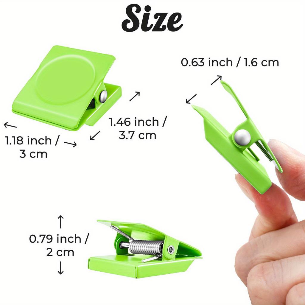 Kraftige 1/4/8 stk. Magnetiske Clips - Whiteboard Magnet Clips - Stærke Magnet Clips