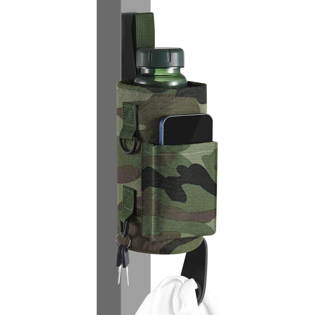 Magnetic Sports Crossbody Bag with Water Bottle and Phone Pouch
