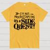 It's A Side Quest Cotton Summer Casual Cool Loose T-Shirt