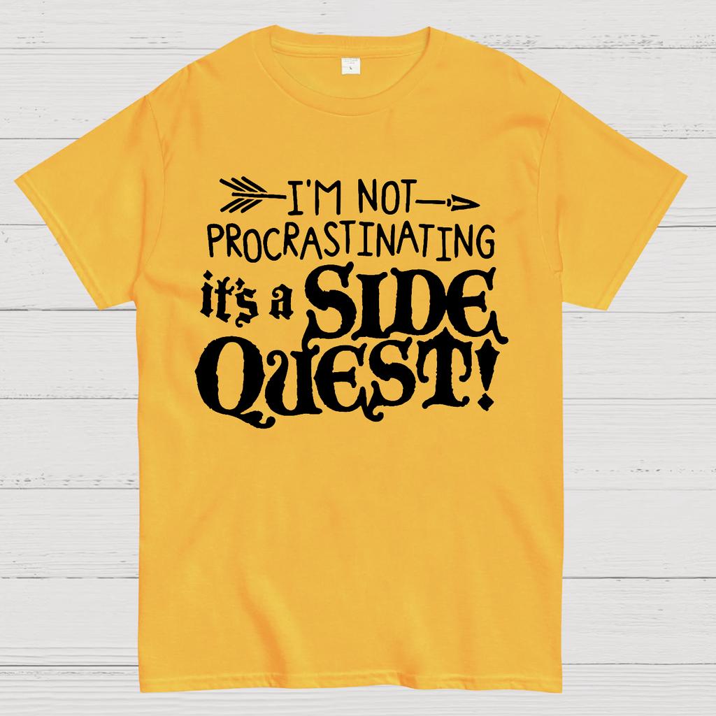 It's A Side Quest Cotton Summer Casual Cool Loose T-Shirt
