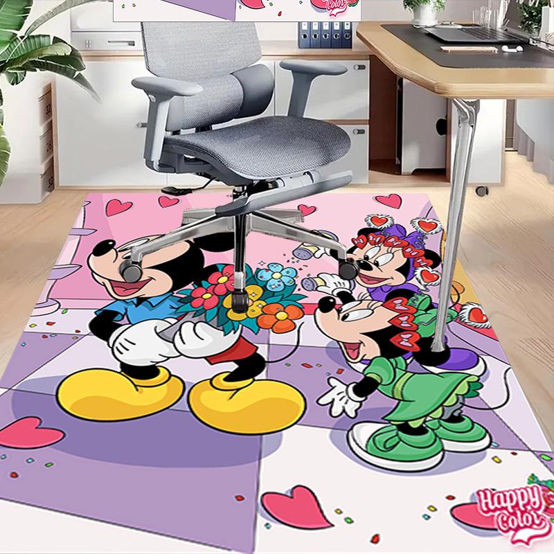 Mickey Minnie'S Valentine'S Day Carpet For Playroom Bedroom Living Room Sofa Home Decorkids Game Area Rug Nonslip Floor Mat