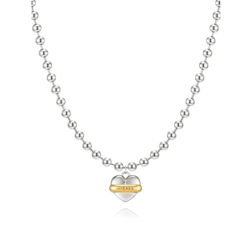 [Byhyeres] Heart (C) Dessert Macaron Ball Chain Necklace Bh6N30653Cb420