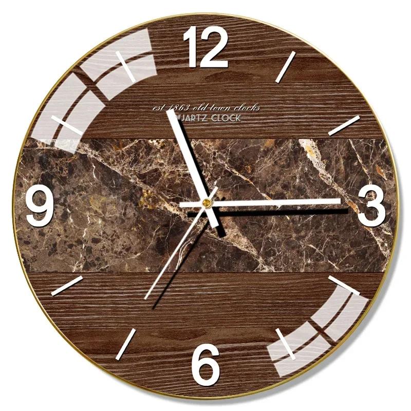 

Nordic Modern Glass Wall Clock Kitchen Creative Wall Watches Home Decor Living Room Silent Clocks Orologio Da Parete Gift I8I6I4 10 inch