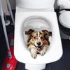 3D Toilet Wall Stickers, Bathroom Toilet Seat Cover Decoration And Self-adhesive Wall Stickers.