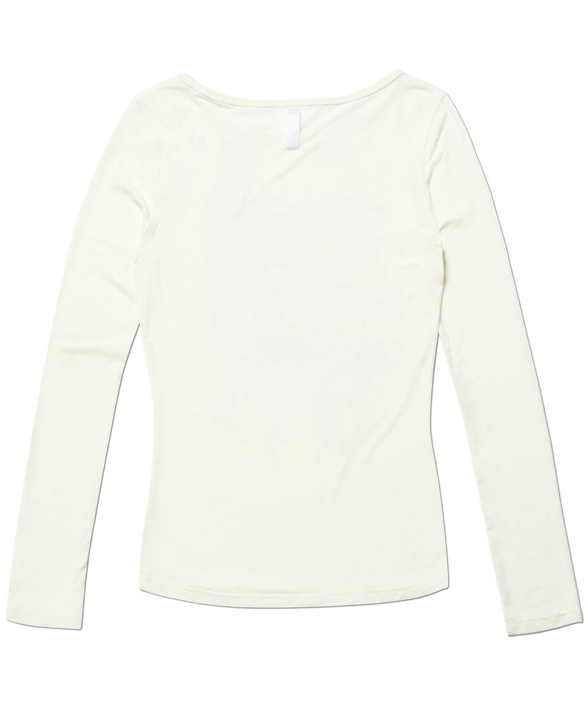 Nomaenyueol Raw Sketched Long Sleeve Tee - White
