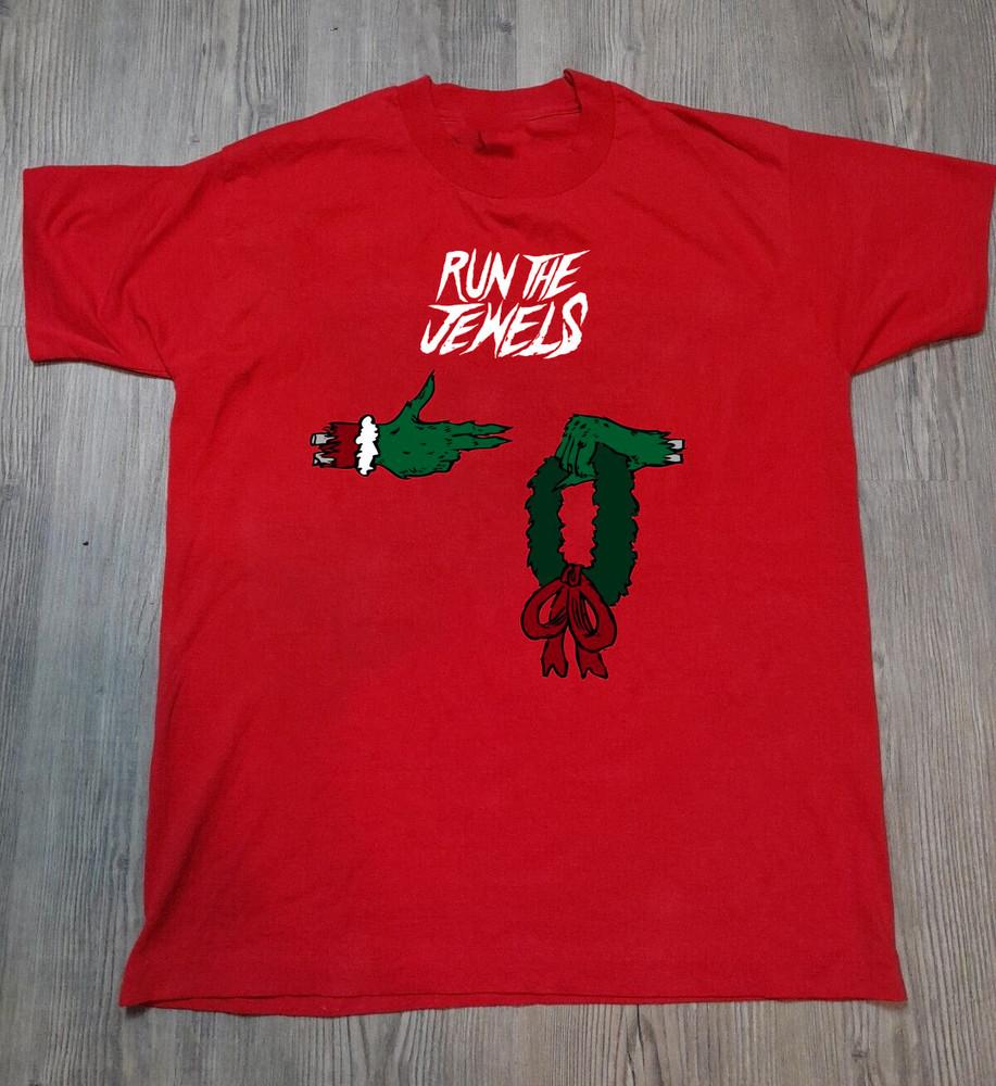 Run The Jewels Band Merry Christmas Gift For Fan S to 5XL Red   BT246 Unisex T-Shirt XXXXL
