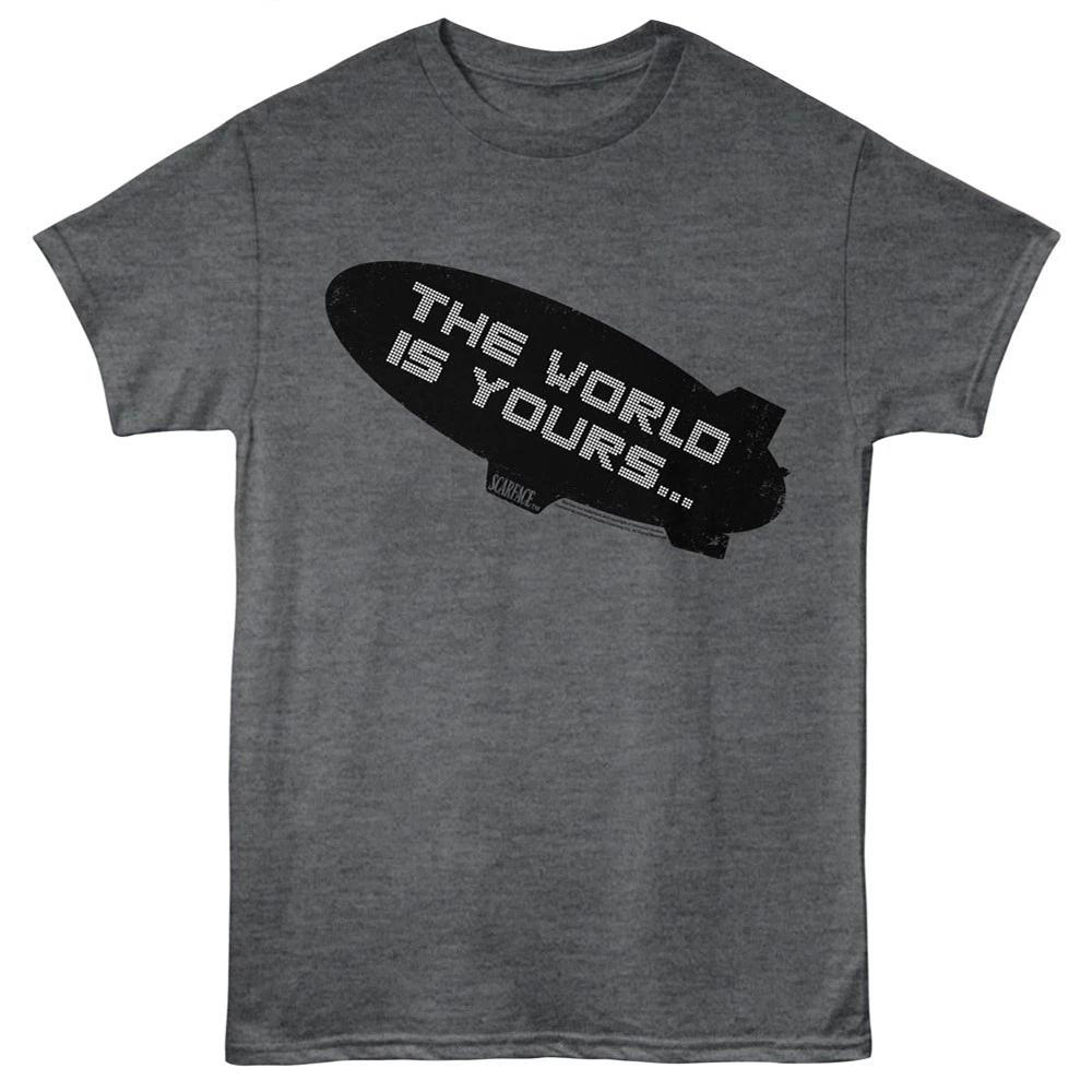 Scarface Movie The World Is Yours Blimp Men s T Shirt Al Pacino Cuban Mafia 2XL