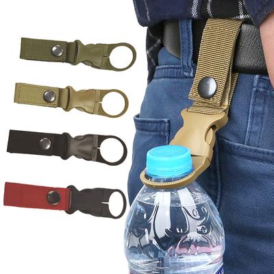 Boucle à sangle Crochet Porte-bouteille d'eau Clip Camping Sécurité Extérieure Secours Matériel Boucle à sangle en Nylon Mousqueton Clip de Ceinture