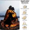 1pc Bull Statue Blanket - Lightweight Flannel Fleece with Digital Printing, Soft Warm for Sofa, Travel, Camping, Office yy251018322