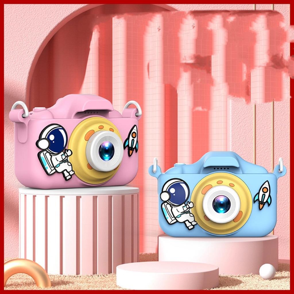 New Cartoon Kids Selfie Camera HD Kids Digital Video Cameras Toys with 32GB SD Card for Children Christmas Birthday Gifts