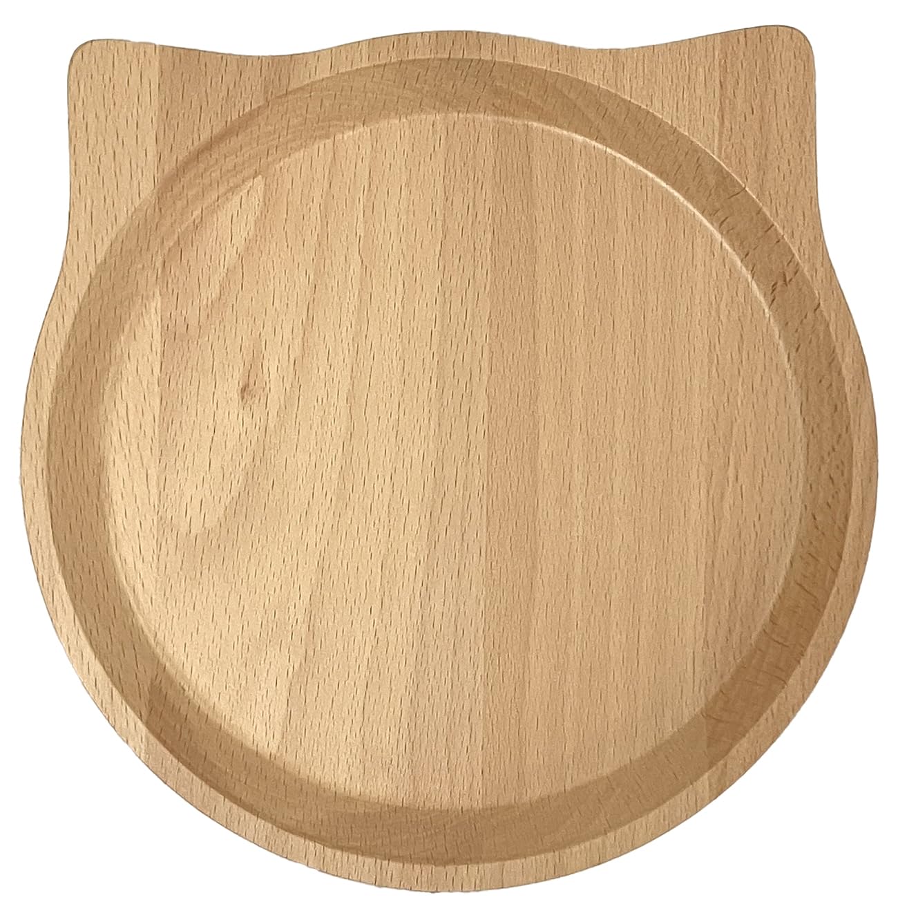 

Alphax Children s Wooden Animal Plate, 23 x 20 x 2 cm, Cat Design, AP-914334