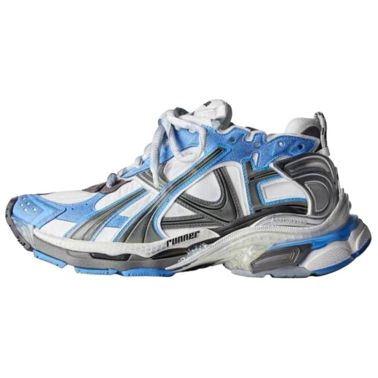 Balenciaga Runner Sneaker `Worn-Out - Blue