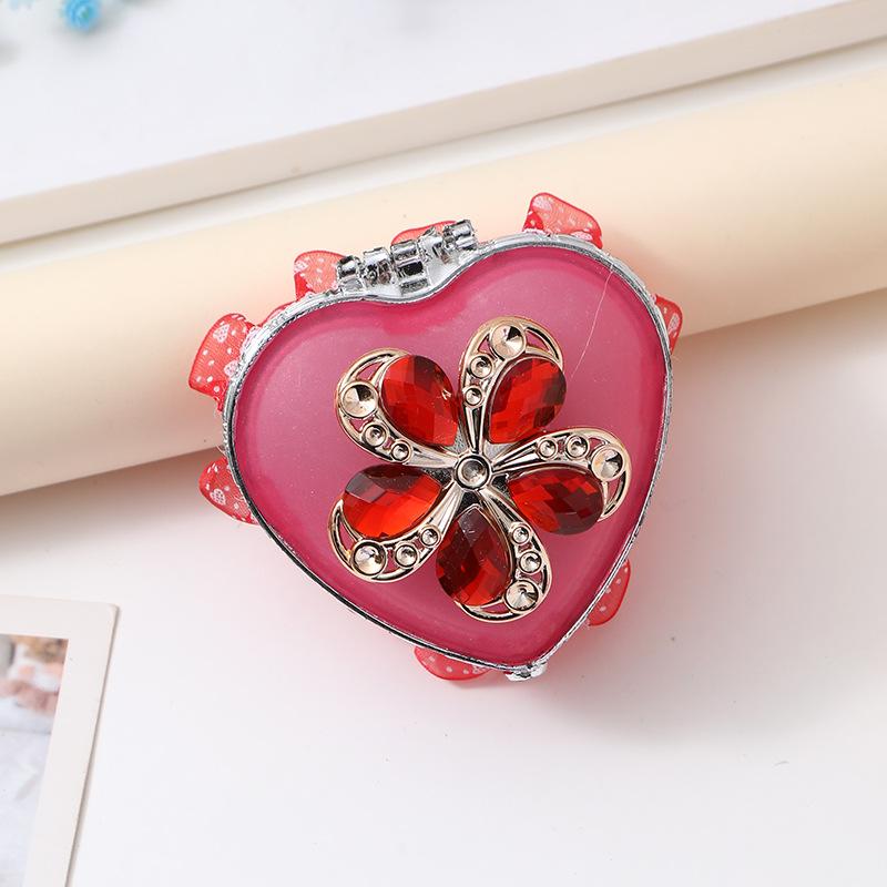 

Creative Heart-Shaped Candy Box Children S Jewellery Box Girls Makeup Accessories Storage Box Jewellery Tiara Packaging Present Box