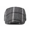 Spring Autumn Winter Newsboy Caps for Men Plaid Beret Cap British Retro Flat Cap Gatsby Painters Hat Driver Ivy Hat Hombre Boina