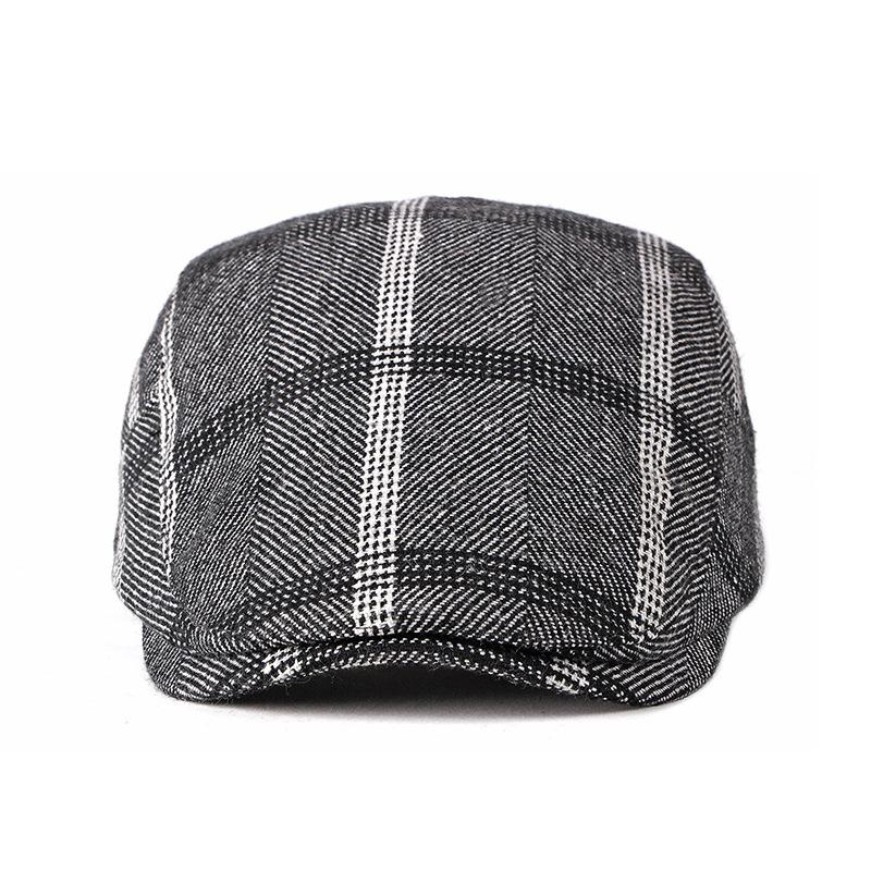 Spring Autumn Winter Newsboy Caps for Men Plaid Beret Cap British Retro Flat Cap Gatsby Painters Hat Driver Ivy Hat Hombre Boina
