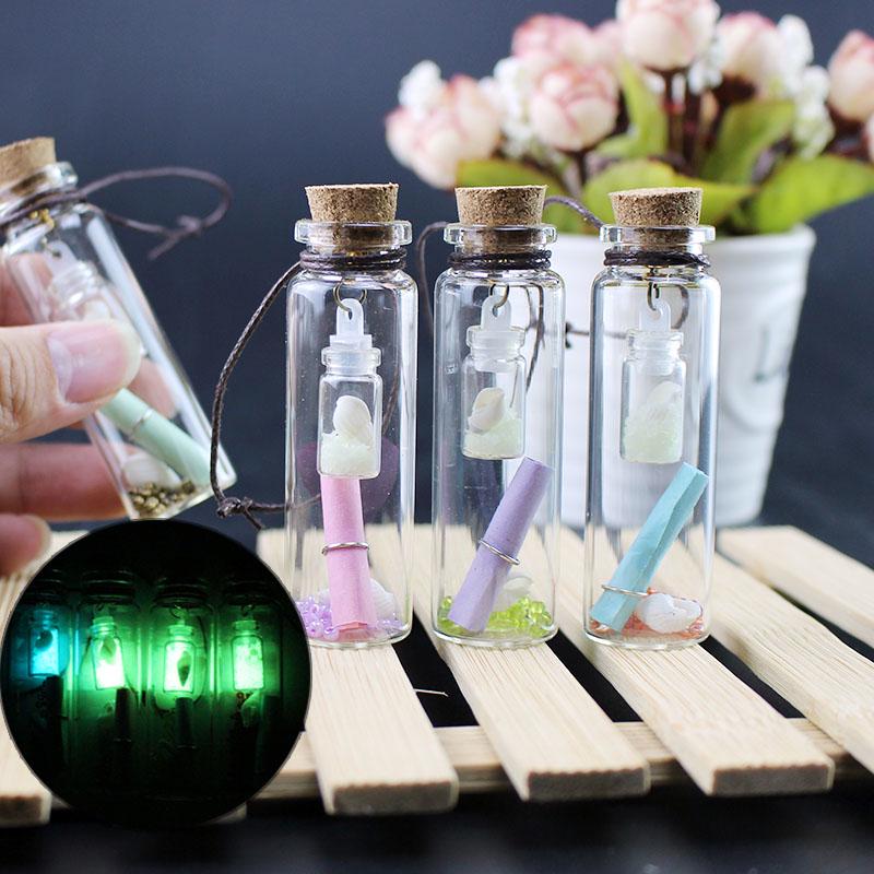 50 Mini Transparent Glass Bottles with Wooden Cork Lids for Sand Art, Wishes, and Gifts